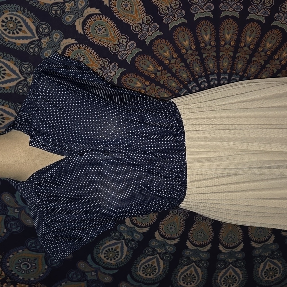 Berg Ray vintage dress size 8, early 80's - Picture 4 of 9